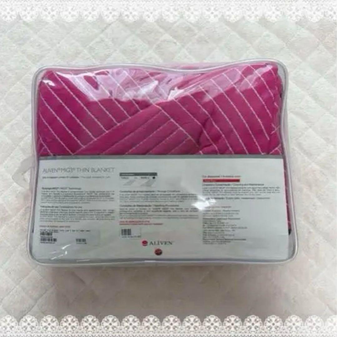新春セール！今月まで！【新品】インベル　ブランケット　ダブル　大　ローズ