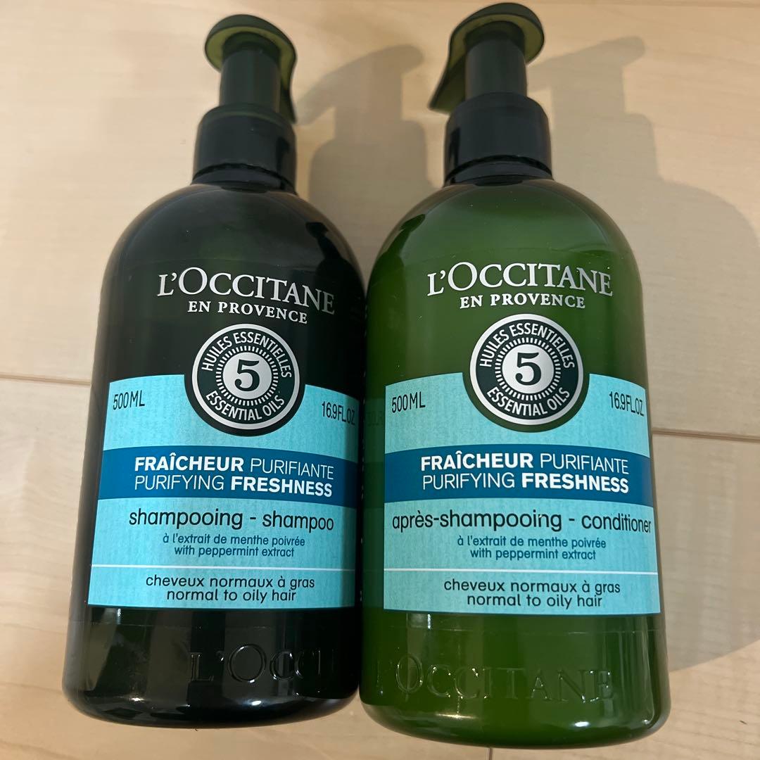 L'OccitanePurifying シャンプーコンディショナー500ml