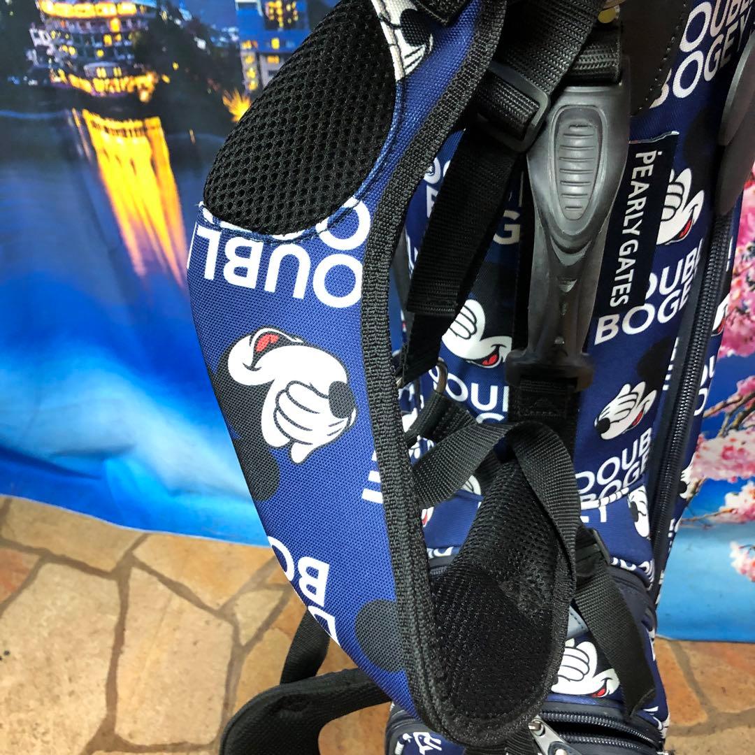 寶BU-1109 パーリーゲイツ ミッキーコラボ キャディバッグ スタンド式