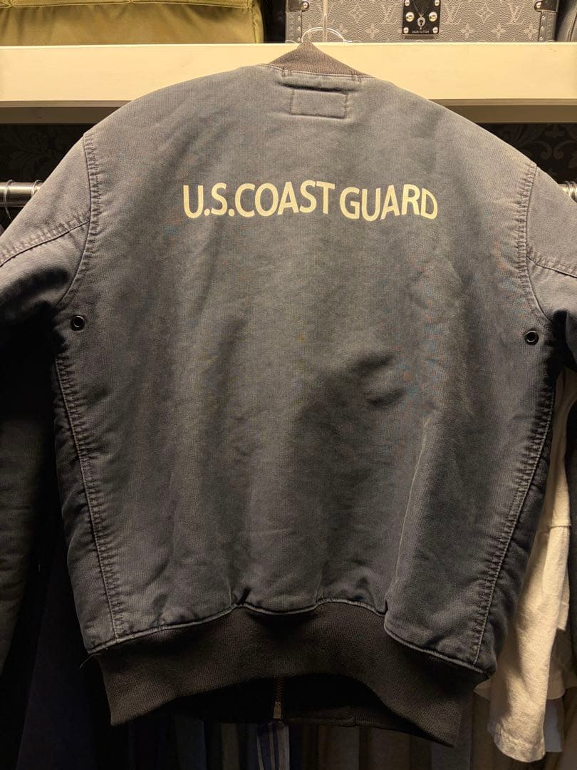 RRL ダブルアールエル デッキジャケット 濃紺 激渋 鬼フェード加工 サイズM