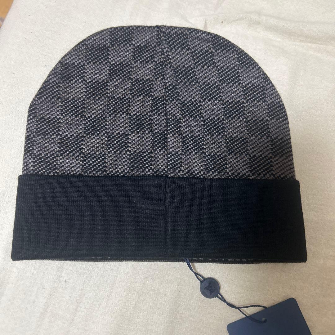 LOUIS VUITTON チェック柄ニット帽