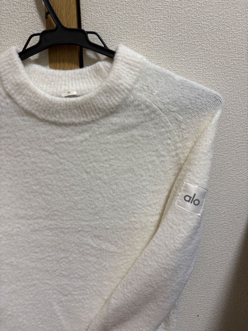 Alo セーター ロングスリーブ Sサイズ アイボリー