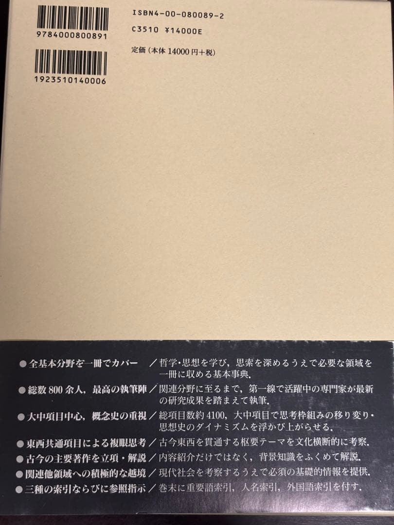 岩波　哲学・思想事典