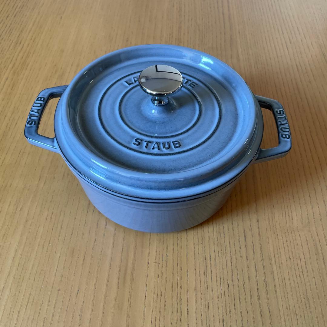 ストウブ Staubピコ ココット ラウンド グレー 18cm