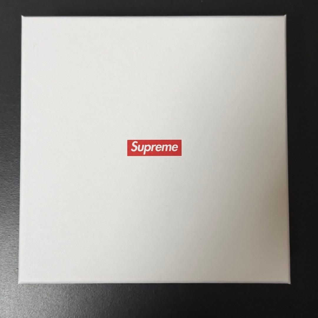 美品 Supreme Leather Chain Wallet black