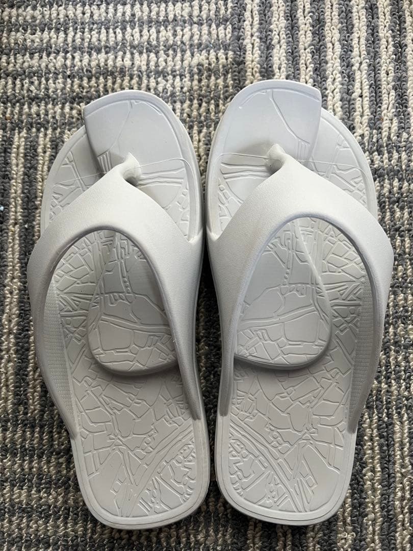 ラクバキ（RACBAKI）イージーサンダル灰色レディースL（24.0〜25.5）