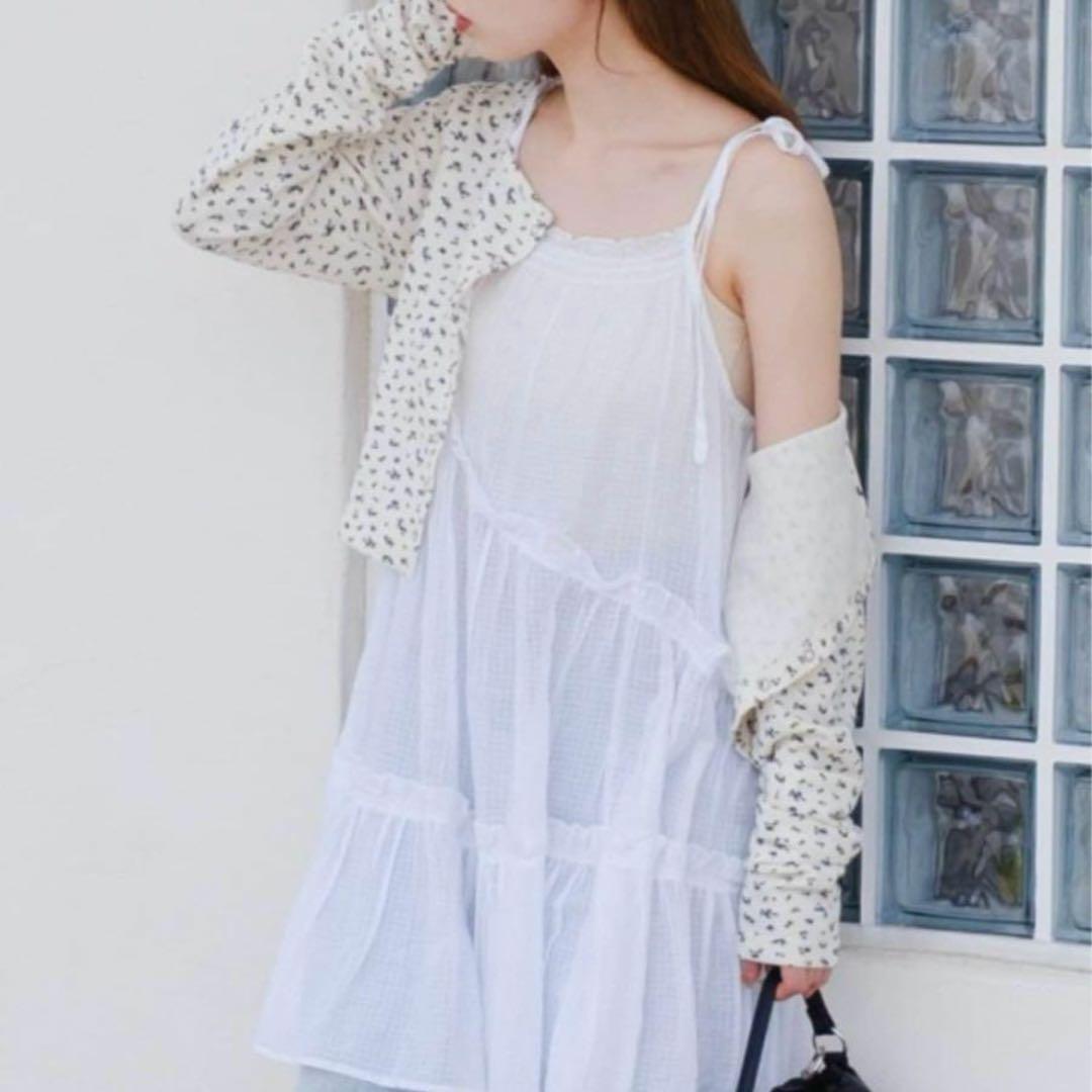 カスタネ　インド綿ティアードチュニック