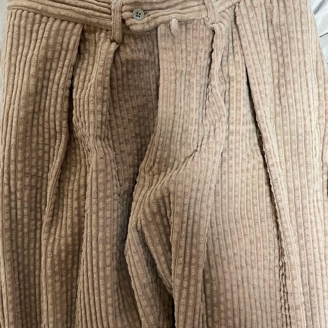 NEAT ジャンボコーデュロイ ワイドパンツ ベージュ　サイズ44