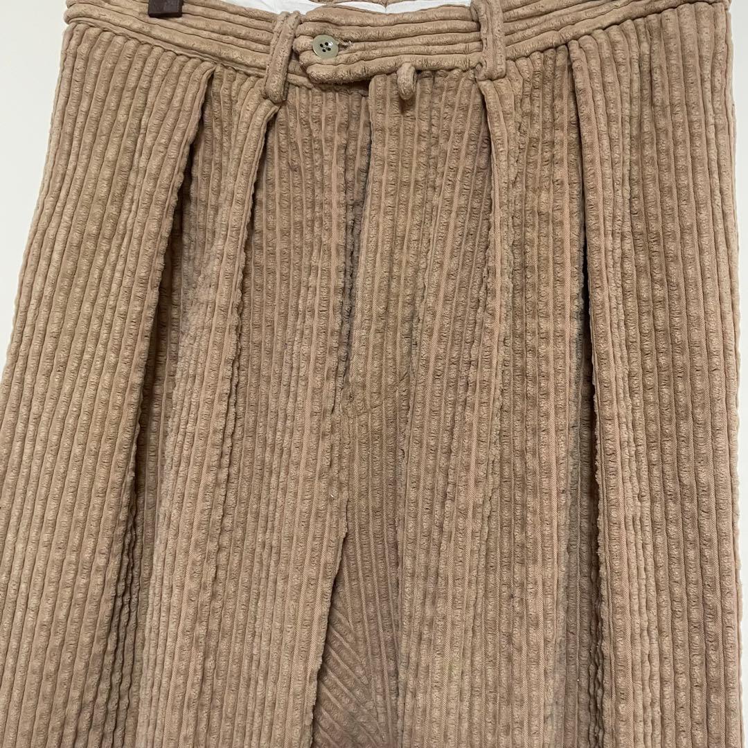 NEAT ジャンボコーデュロイ ワイドパンツ ベージュ　サイズ44