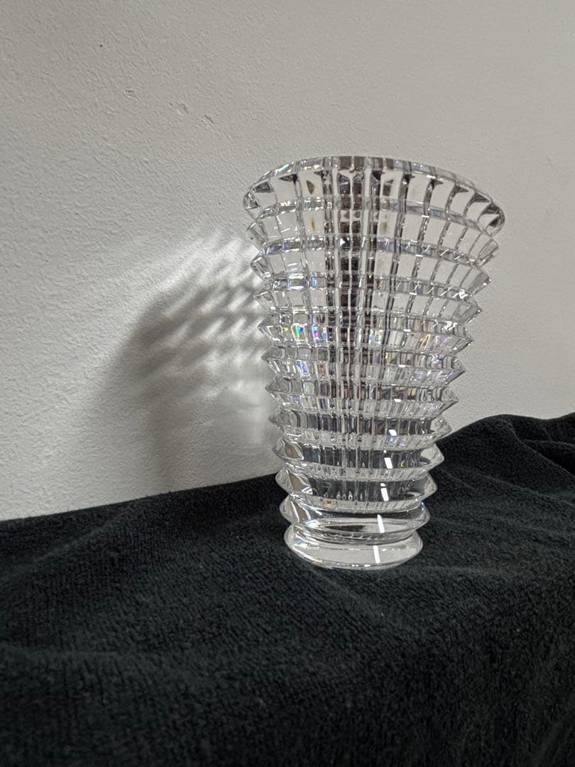 バカラアイベースS フラワーベース　花瓶　クリスタルガラス