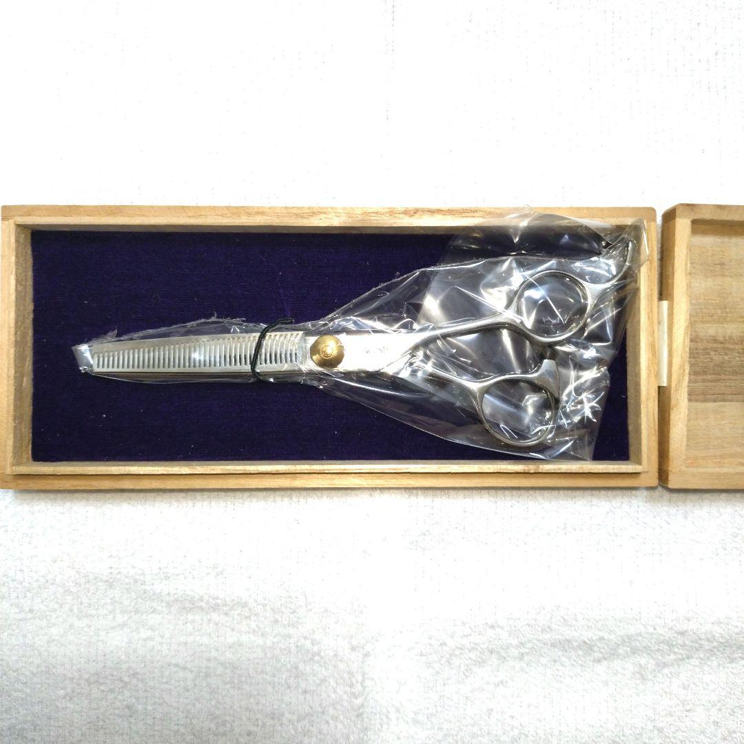 新品 未使用 チョッキン セニングシザー 6インチ 40目 コバルト鋼