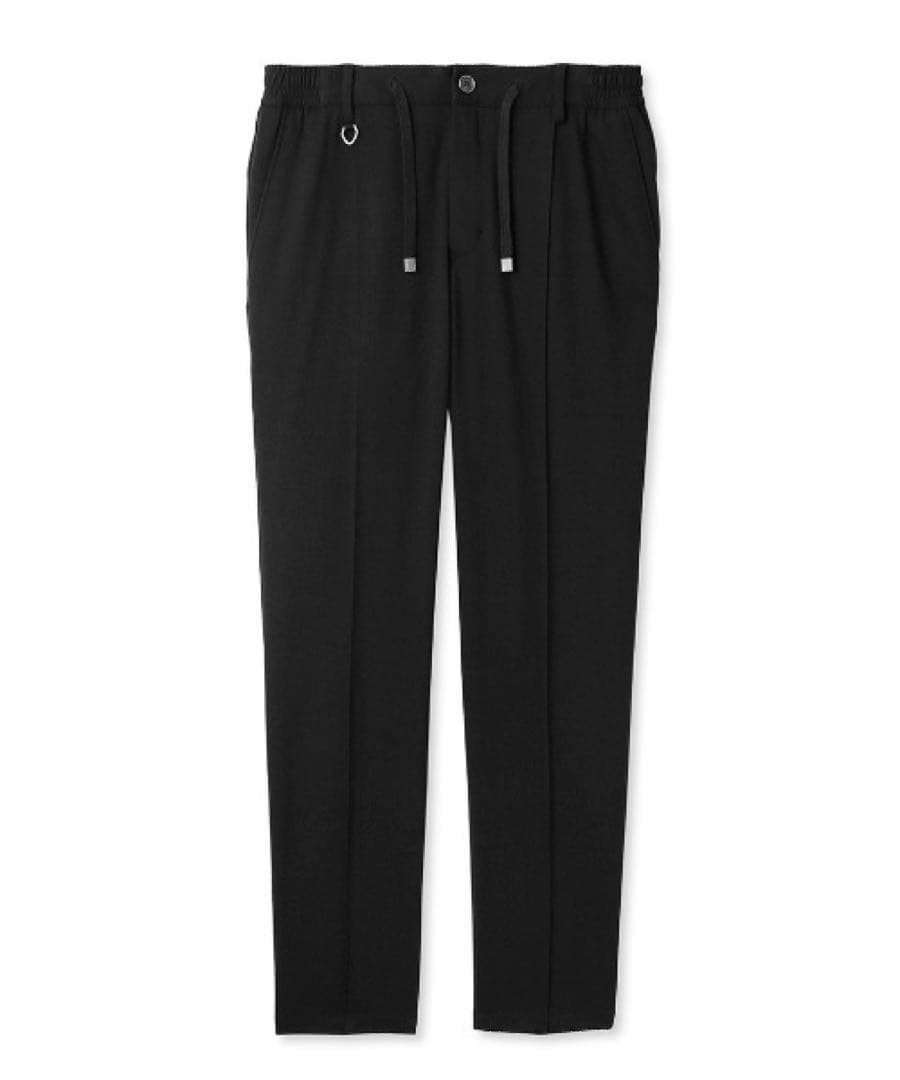 AOURE 23AW MALPENSA カルゼポンチ パンツ S 黒 スラックス