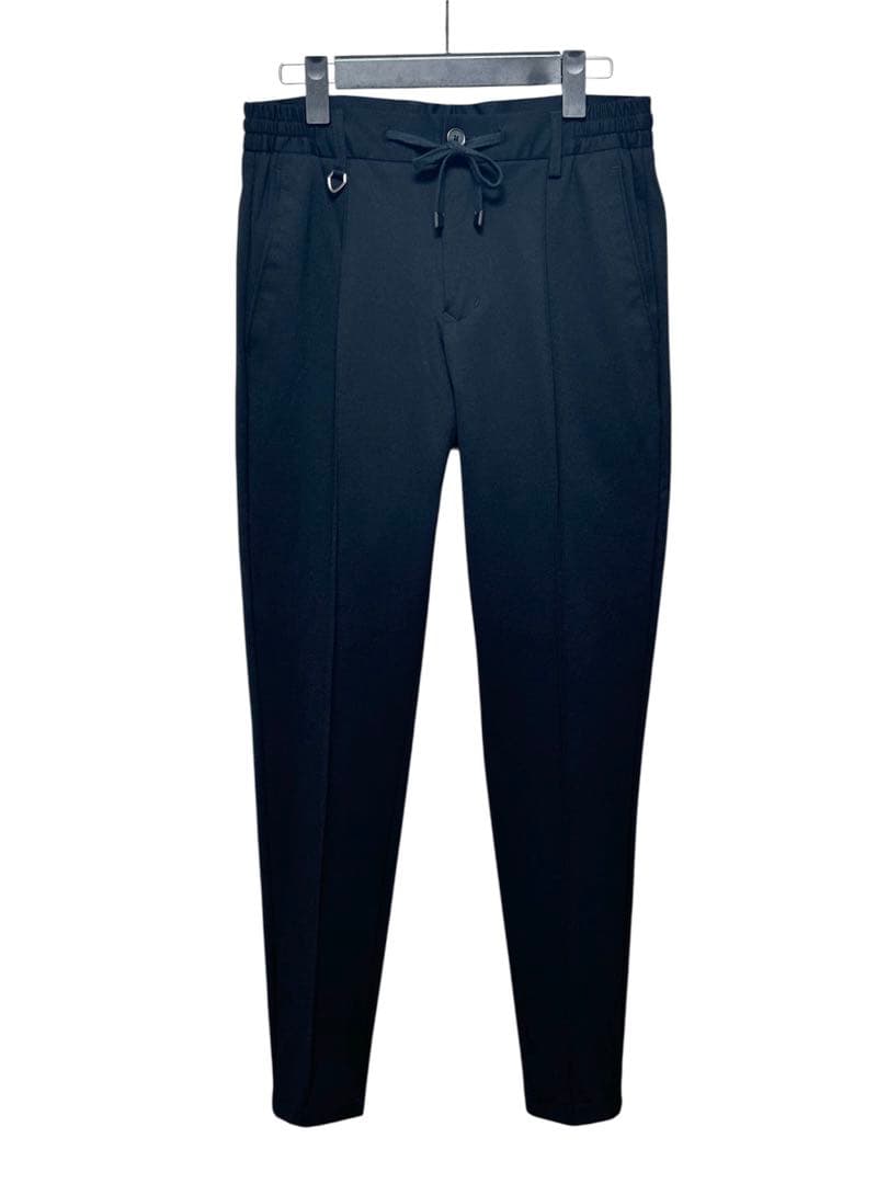 AOURE 23AW MALPENSA カルゼポンチ パンツ S 黒 スラックス