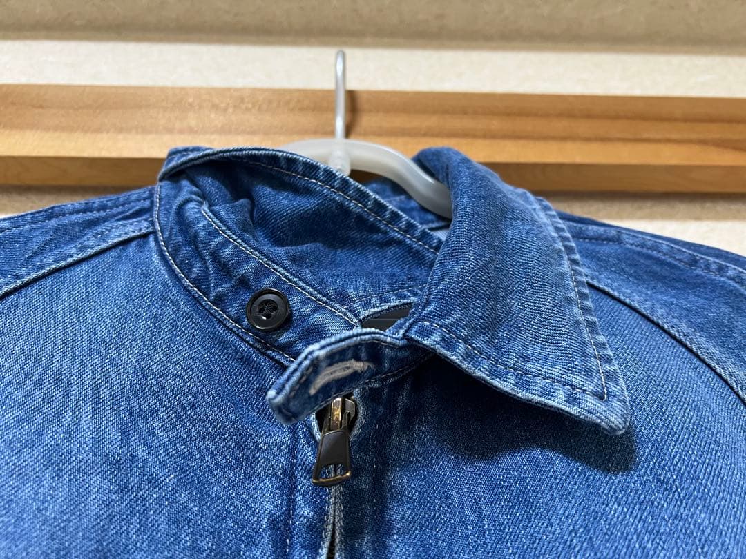 “Veritecoeur”ユニセックスデニムブルゾン・ブリーチ・サイズ1