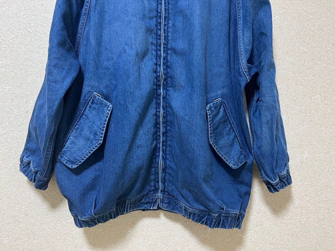 “Veritecoeur”ユニセックスデニムブルゾン・ブリーチ・サイズ1