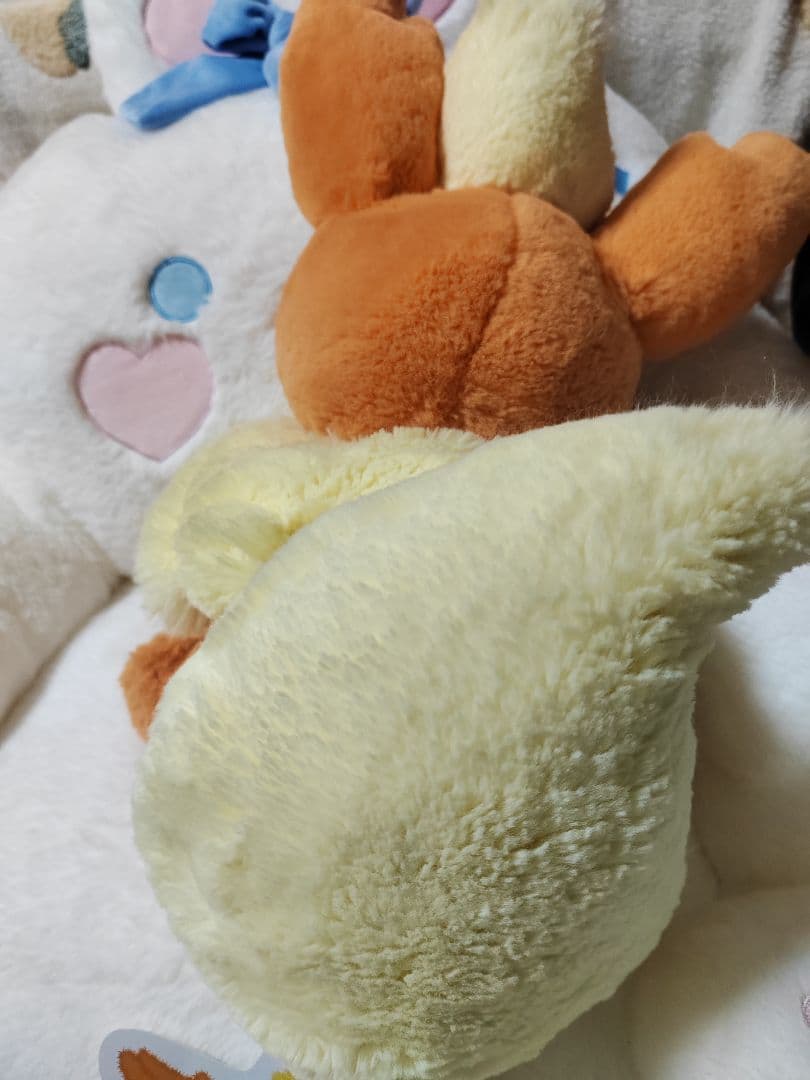 ポケモン　ポケモンセンター ぬいぐるみ　ブースター ふわふわ抱きぬいぐるみ