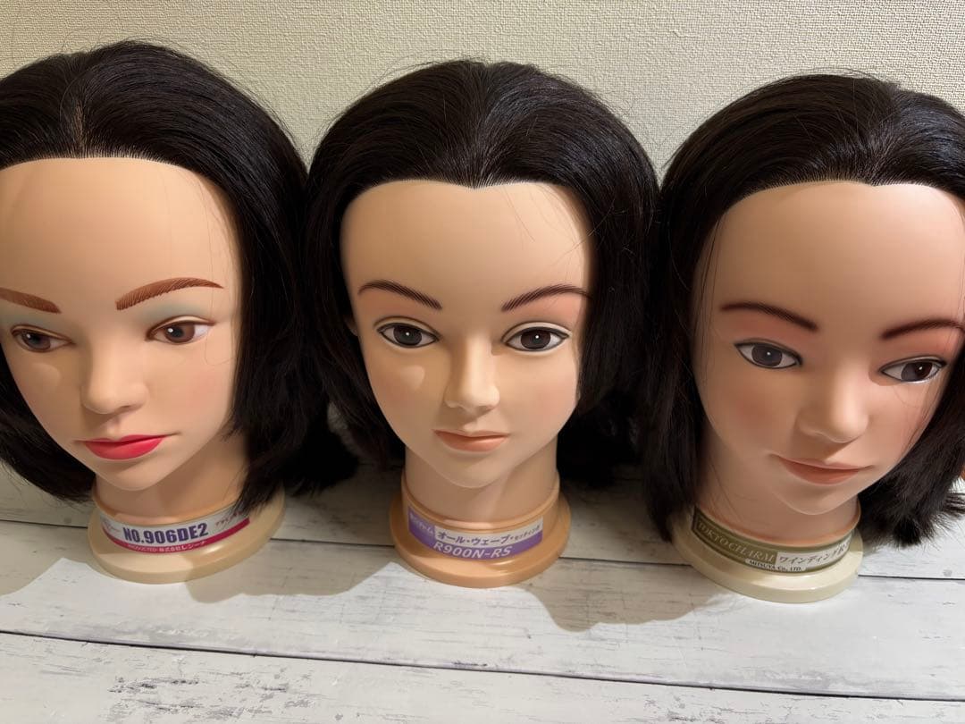 美容師国家試験 道具一式 Reginaバッグ/UTSUMIシザー/ウィッグ3体