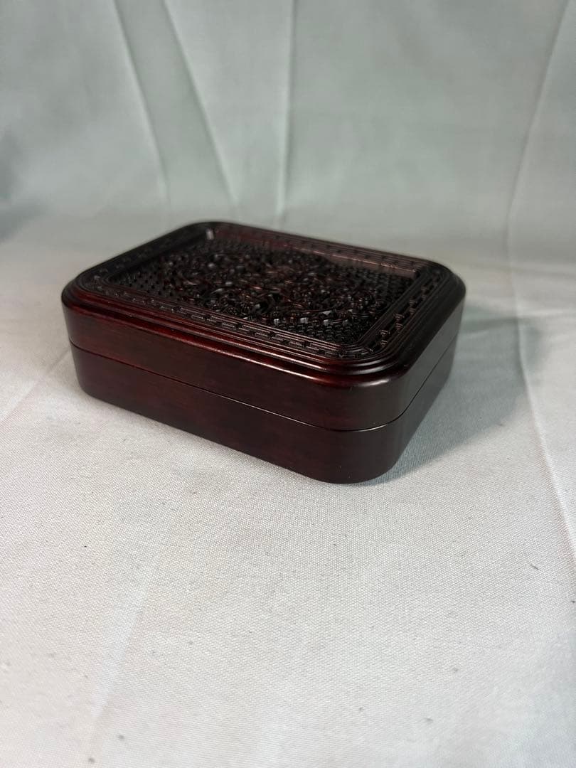 唐木 紫檀 香盒 小物入れ