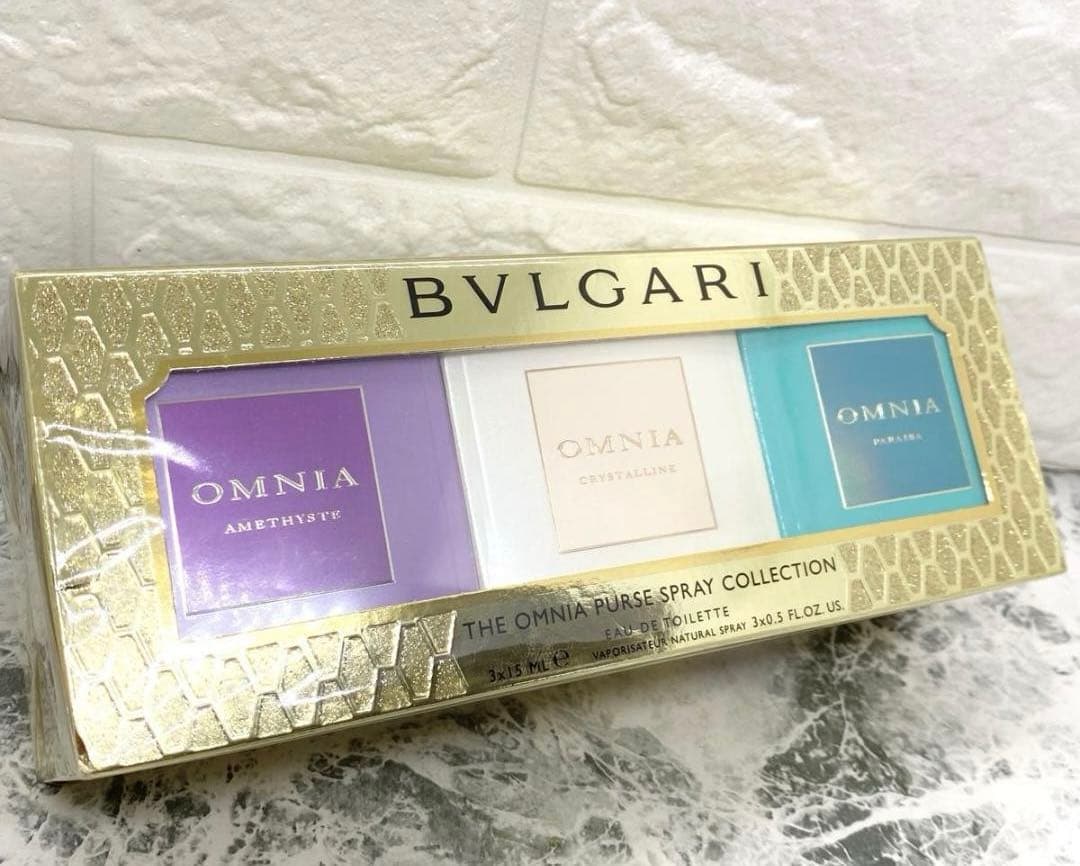 【 新品未開封 】ブルガリ オムニア パーススプレィ コレクション 香水 3本