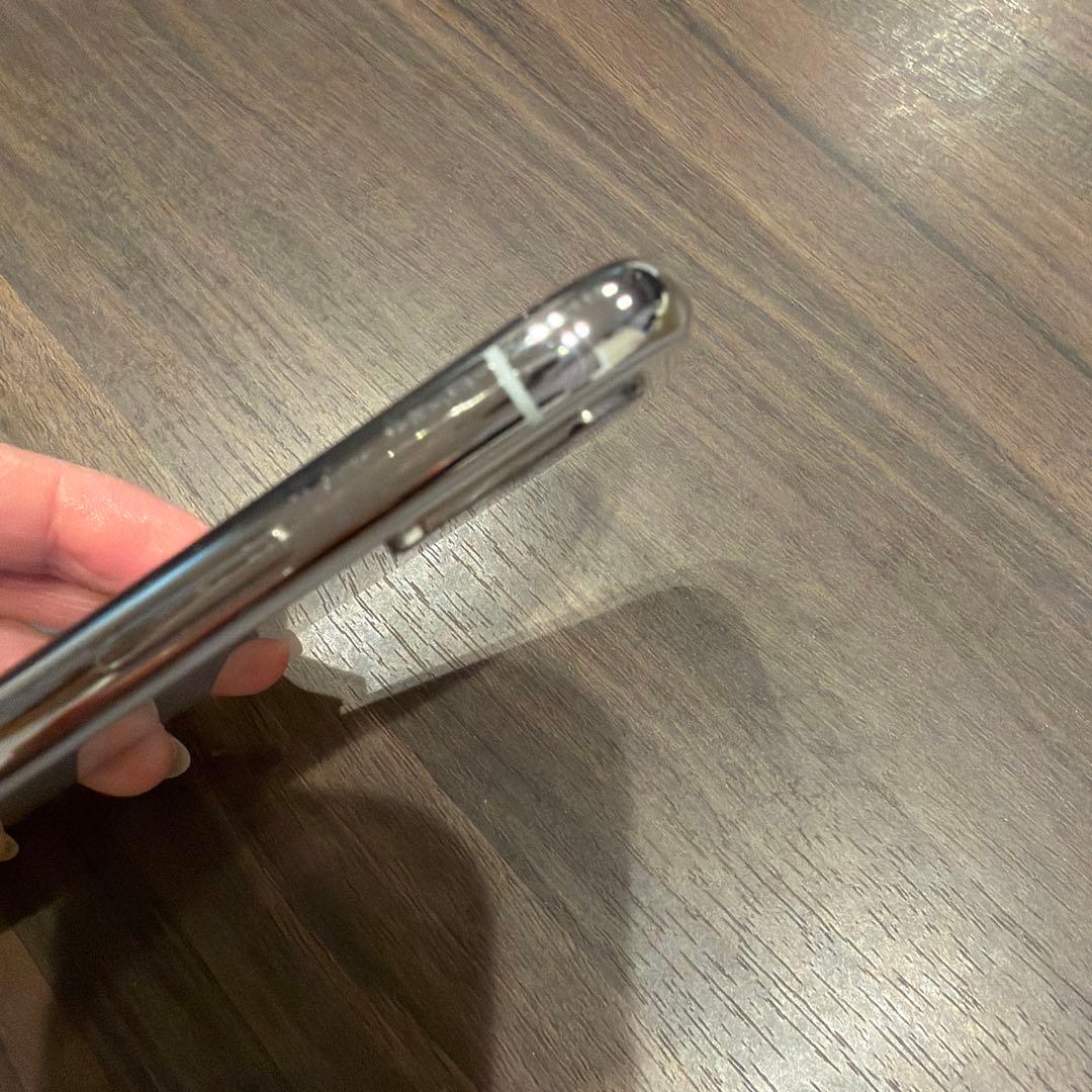 【美品】iPhoneX Silver 64GB バッテリー最大容量93%