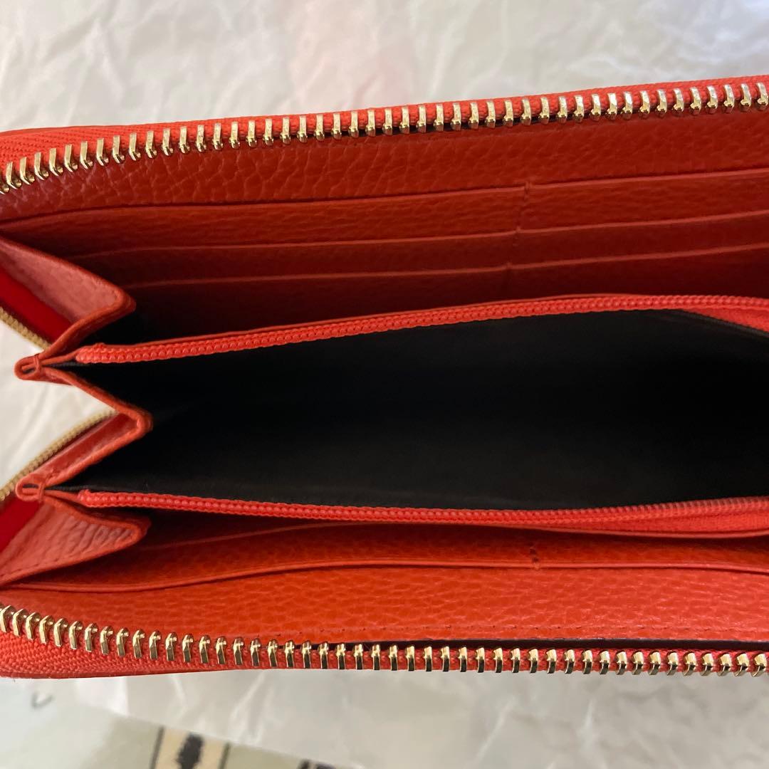 極美品　GUCCI グッチ 長財布 ラウンドファスナー キャンバス