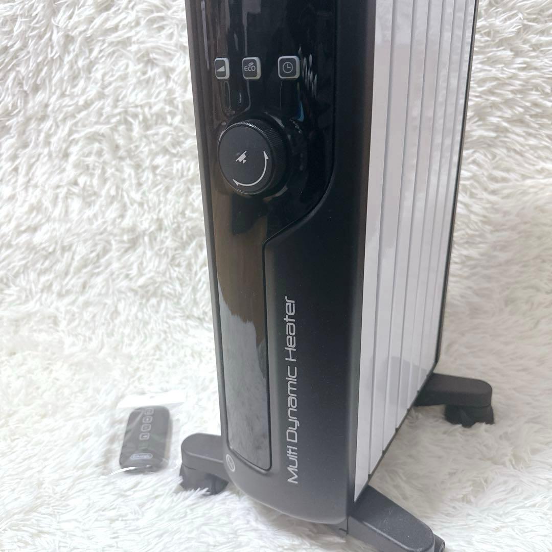 【極美品】デロンギ マルチダイナミックヒーター MDHU09-BK リモコン 付