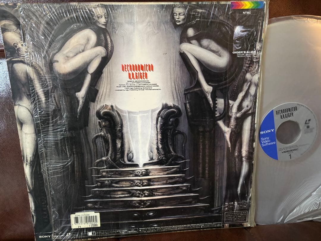 LD★H・Rギーガー/ネクロノミコン H R.GIGER JPN Obi Ex