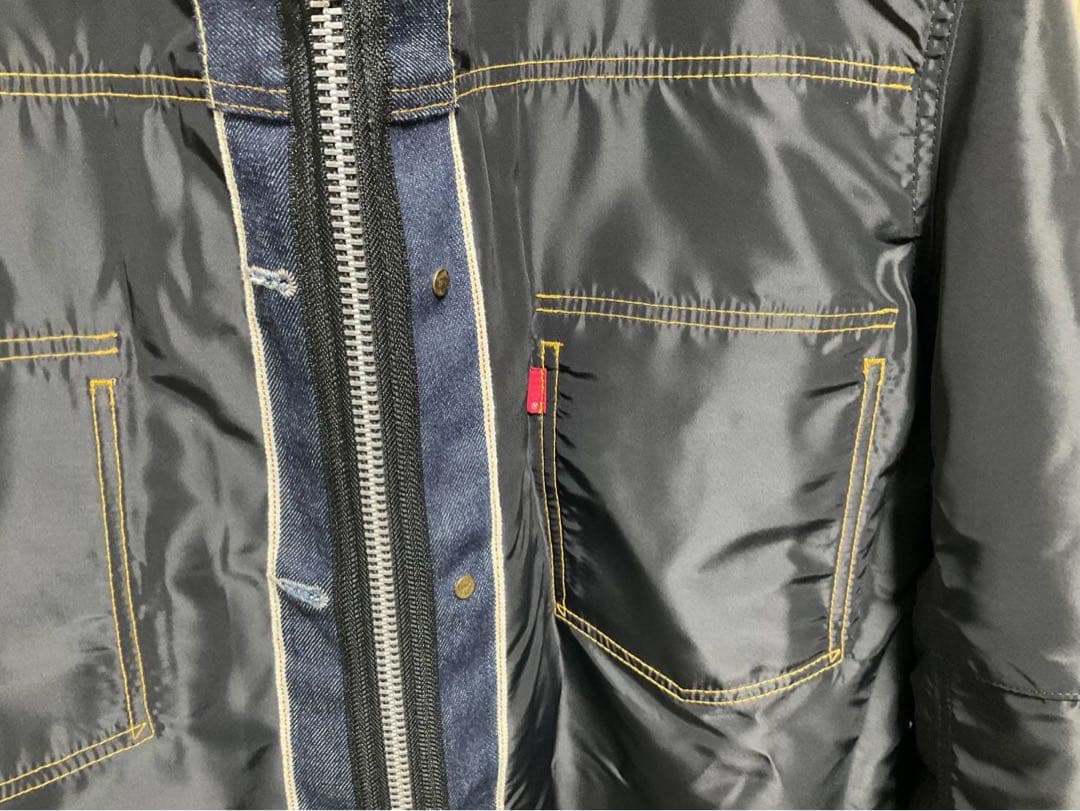 sacai Levi’s reversible blouson Black 2