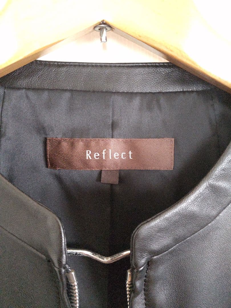 【リフレクト】中古 美品 レザー ジャケット 11号