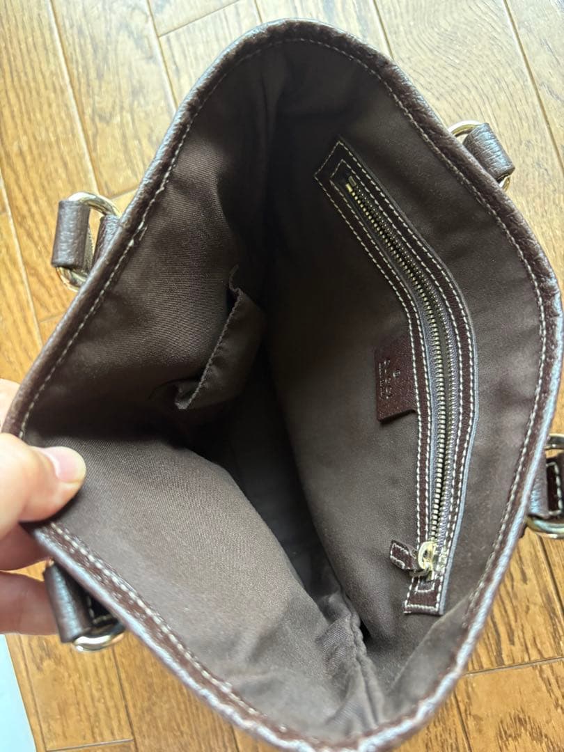 GUCCI トートバッグ ベージュ ブラウン