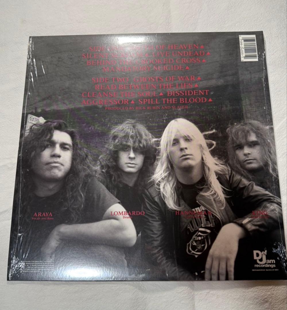 SLAYER / South of Heaven LP 名盤 スラッシュメタル
