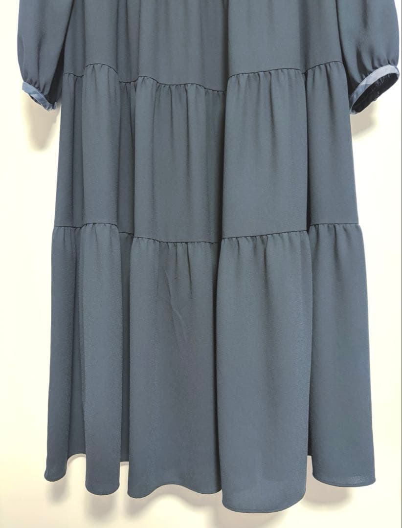 新品 ブルーレーベル ジョーゼットビンテージドレス ロングワンピース