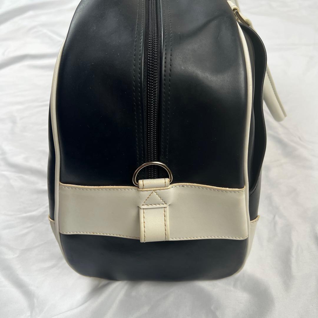 バッグ burberry black label big logo boston bag