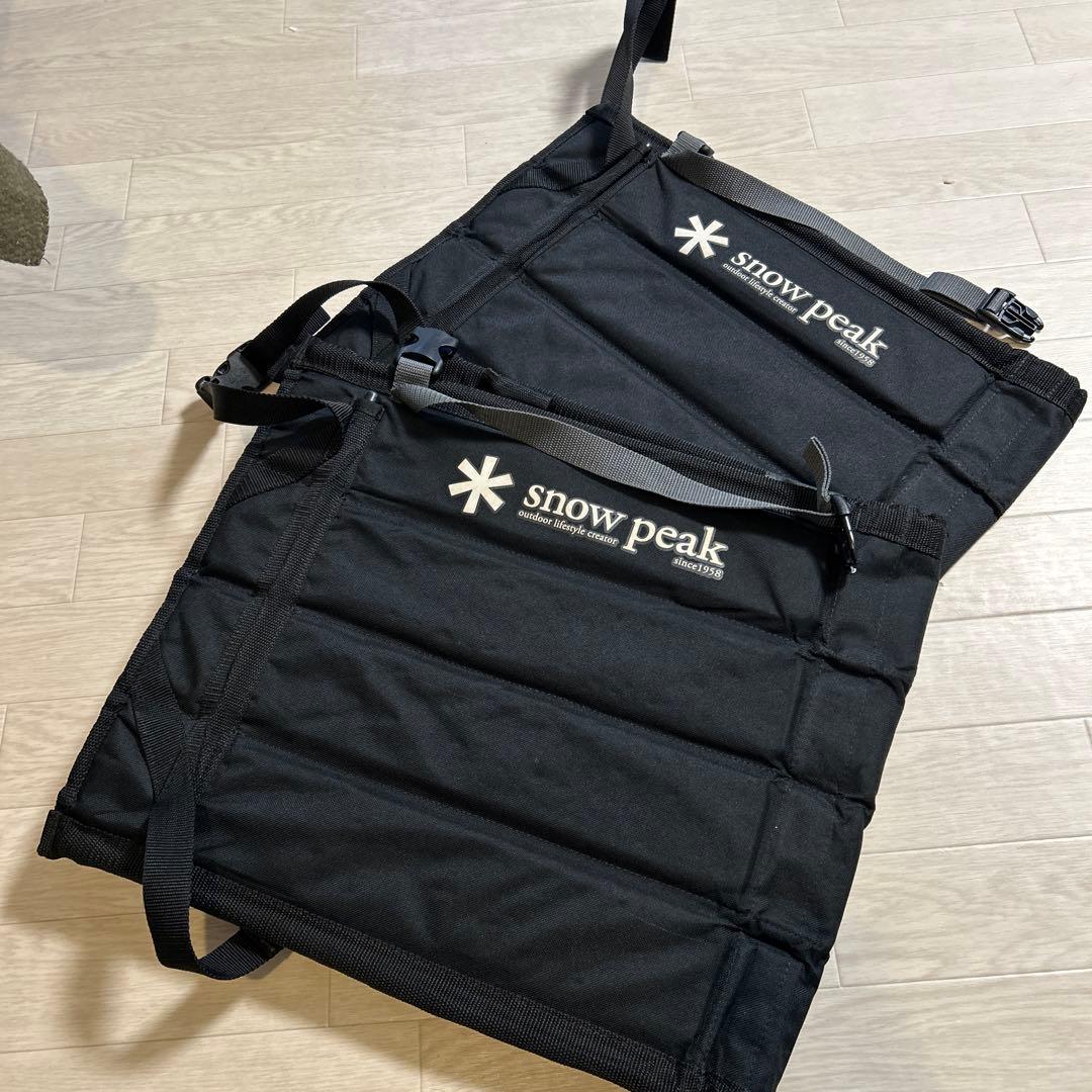 廃盤　スノーピーク　 peak 座椅子グランドチェア　2セット 黒