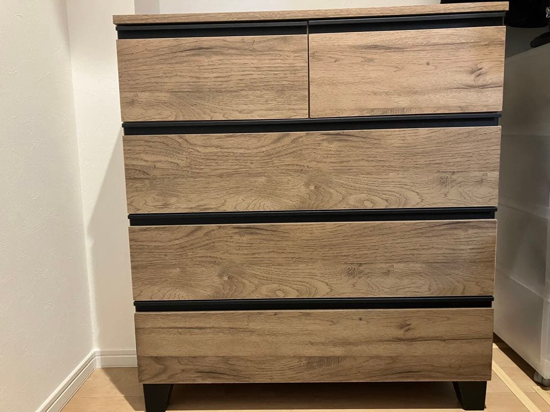 アイリスオーヤマ　ウッドチェスト　4段