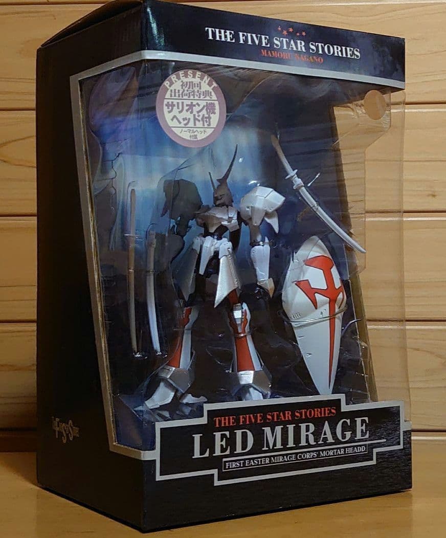 海洋堂　THE FIVE STAR STORIES LED MIRAGE白　新品