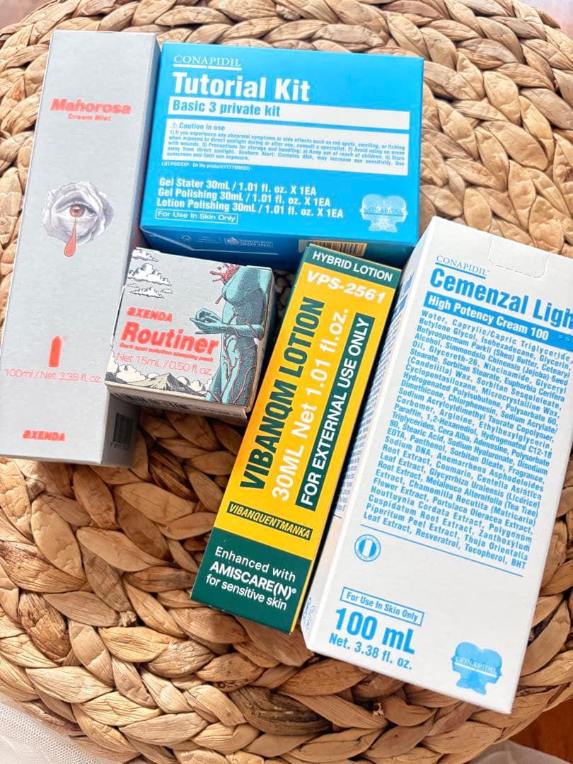 ノーファンデセット　vqmローション セメンザルライト　ルティナー　マホロサ