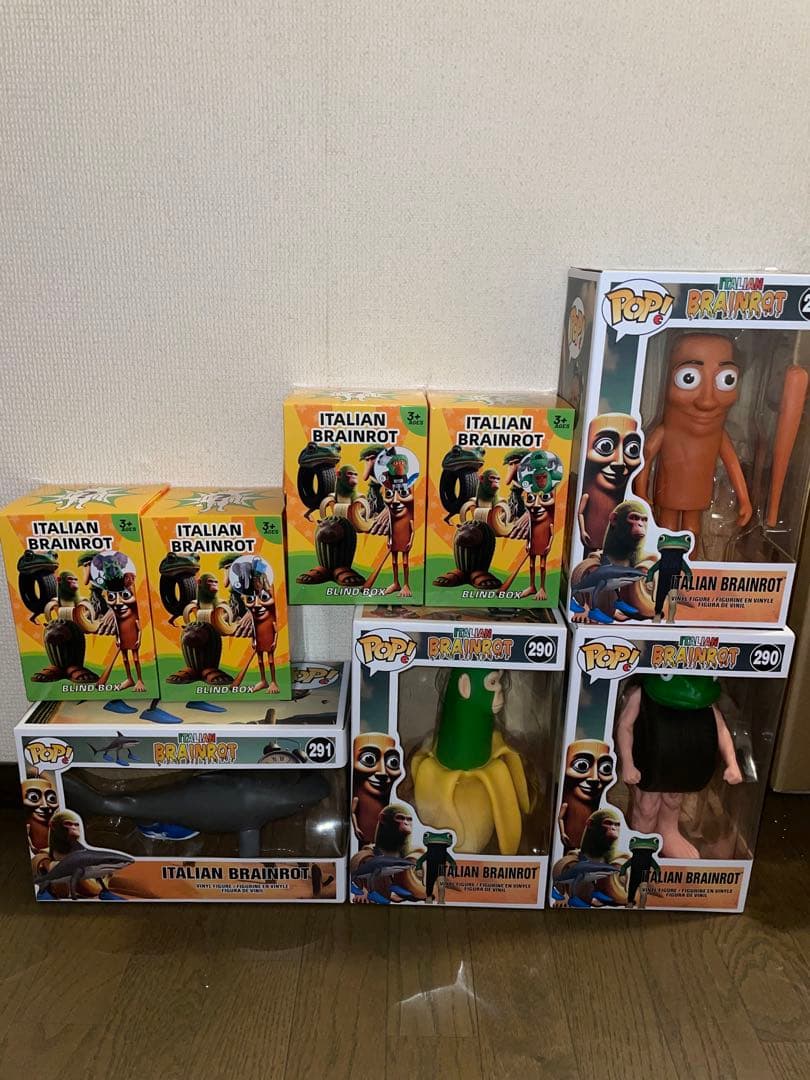 トゥントゥントゥンサフール イタリアンブレインロット フィギュア8点