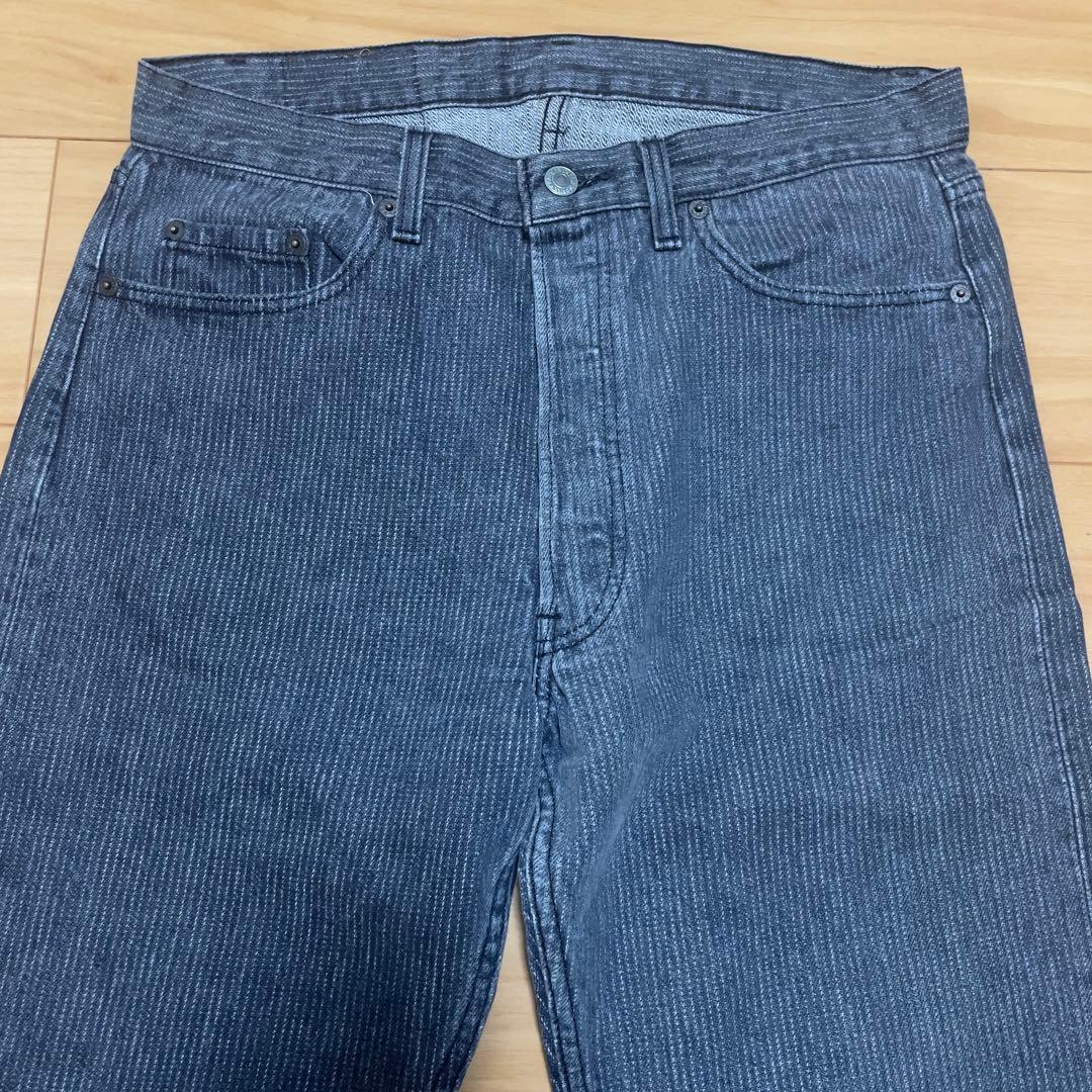 80s リーバイス 501 ストライプデニム　34/30 オリジナルレングス