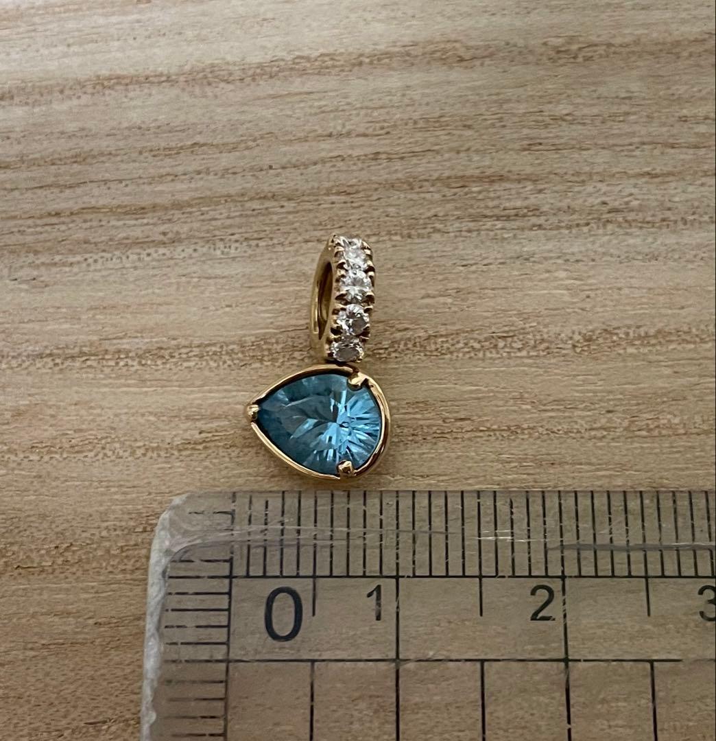 ようこさま専用festaria k18PGブルートパーズ ペンダントトップ