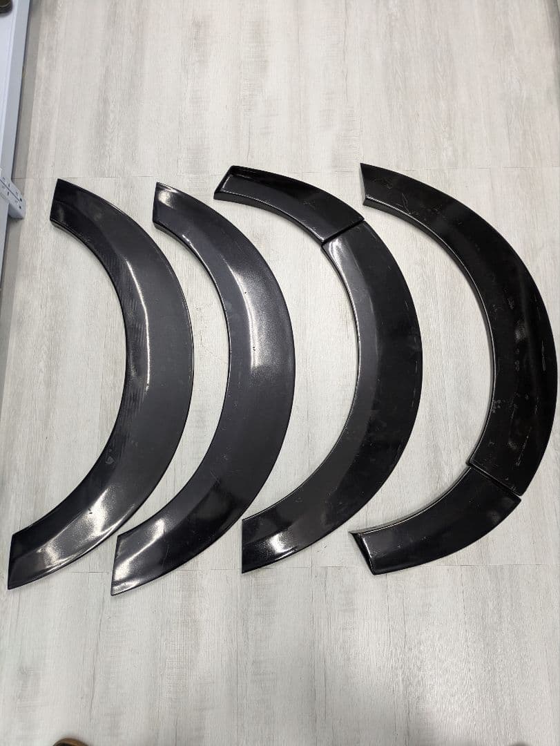 ハイエース オーバーフェンダー前後セット ブラック