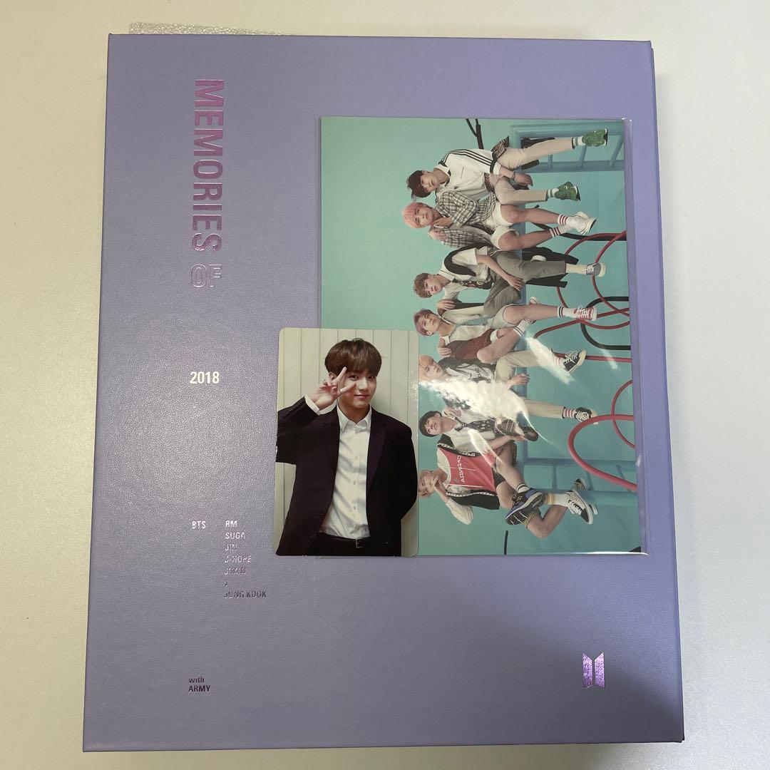 BTS MEMORIES 2018 DVD トレカ付き　ジョングク