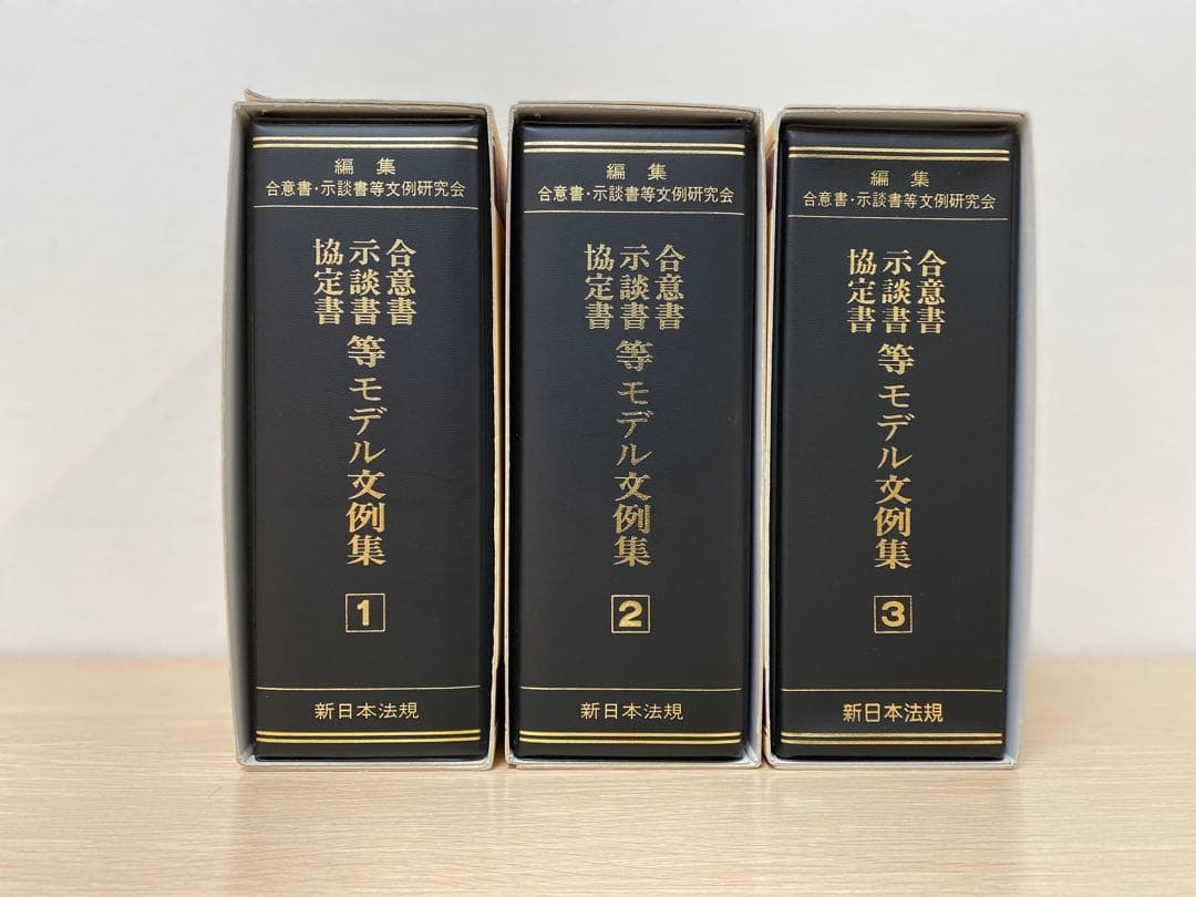 【書籍名】合意書・示談書・協定書等 モデル文例集