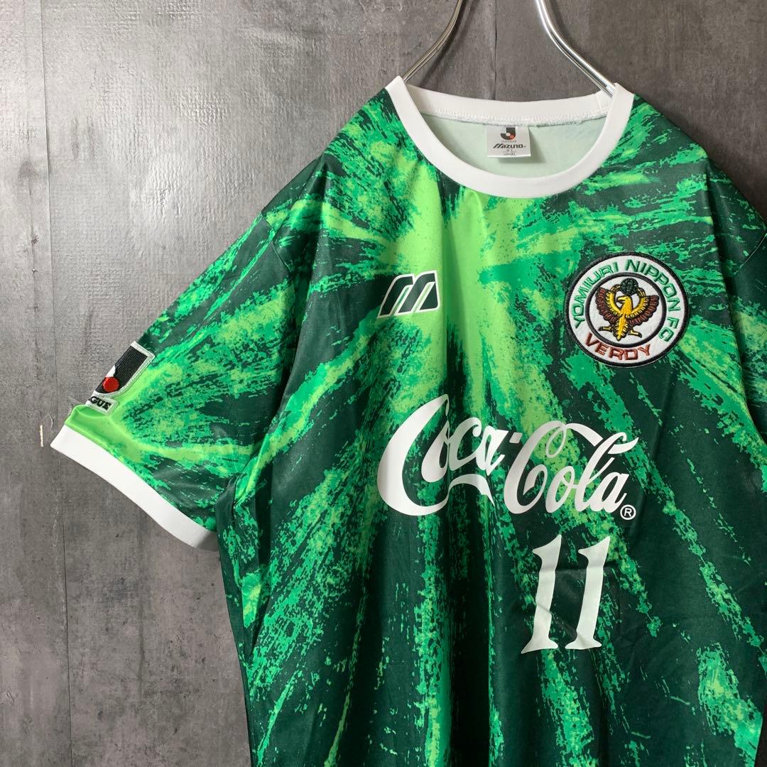 【★三浦カズ】 古着 ヴェルディ 94 ユニフォーム L 希少 vintage
