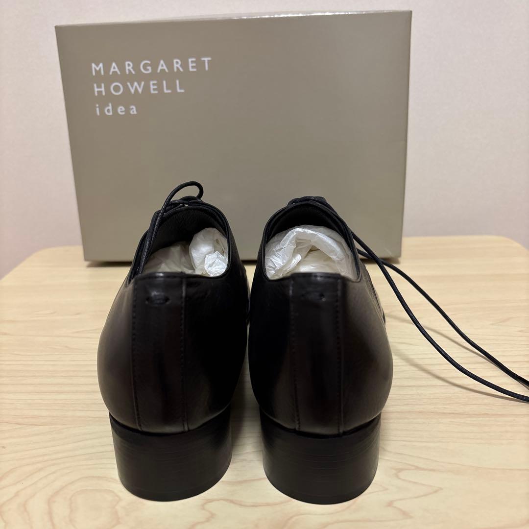 MARGARET HOWELL idea ブラックレザーシューズ