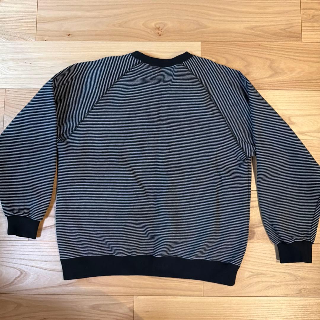 ennoy BORDER CREW NECK SWEAT M ブラック