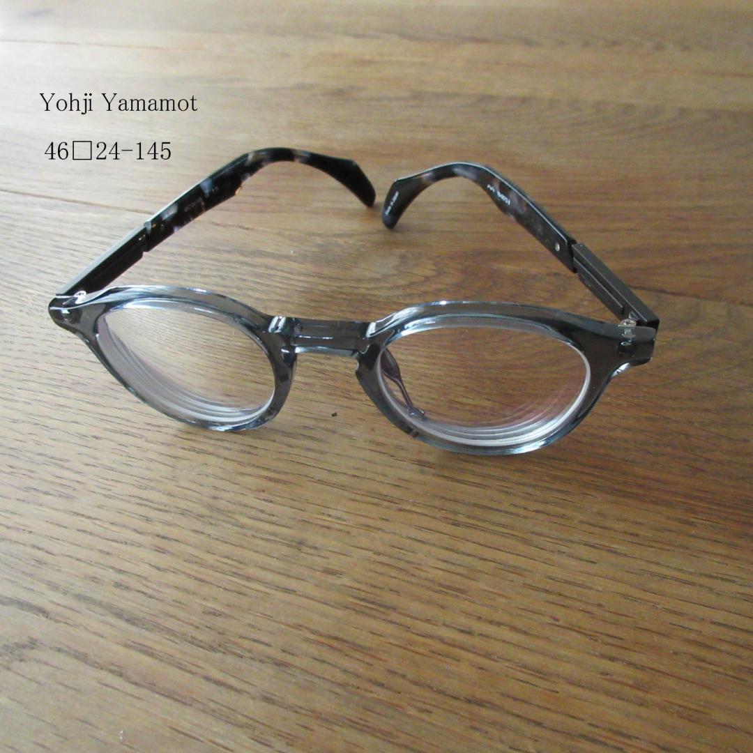 Yohji Yamamot ラウンド型眼鏡 46□24-145　２０２４年　美品