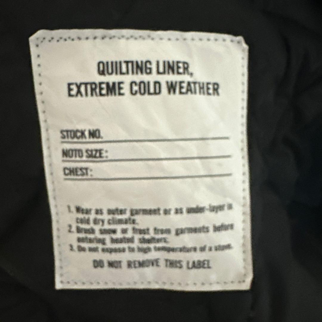 M65 LINER SET/モッズコート ライナー セット L ブラック