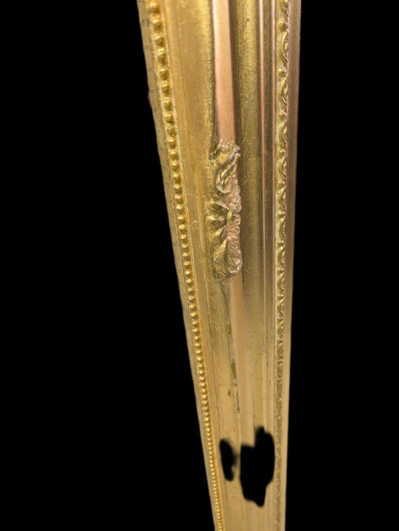 引取り限定 全身鏡 アンティーク調 ミラー 大型 ヴィンテージ ゴールド