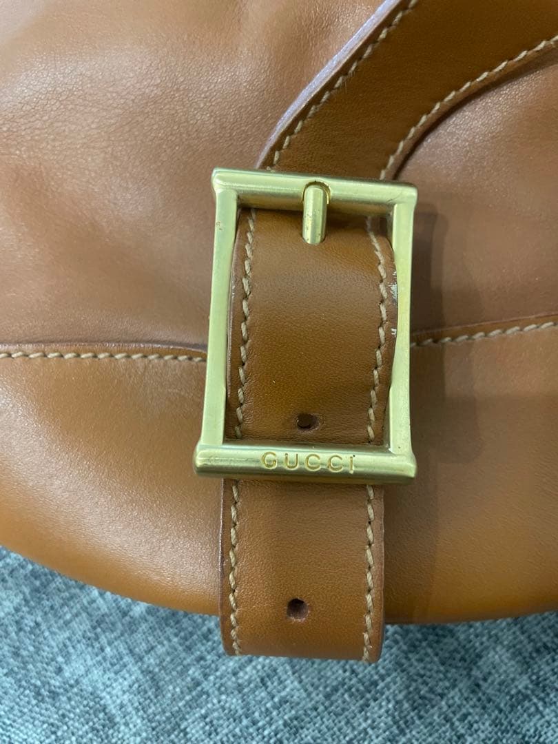 専用　GUCCI レザー ドラムバッグ　ボストン　ジムバック　超希少